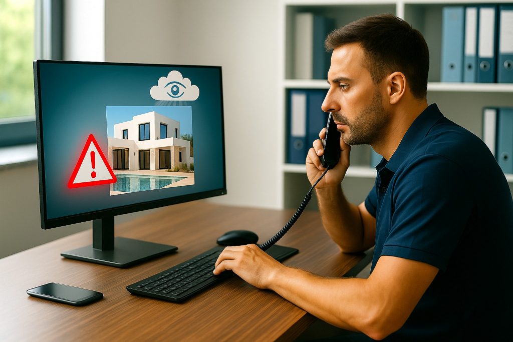 KI ueberwacht die Sensordaten des Hauses und Servicetechniker reagieren bei Auffaelligkeiten